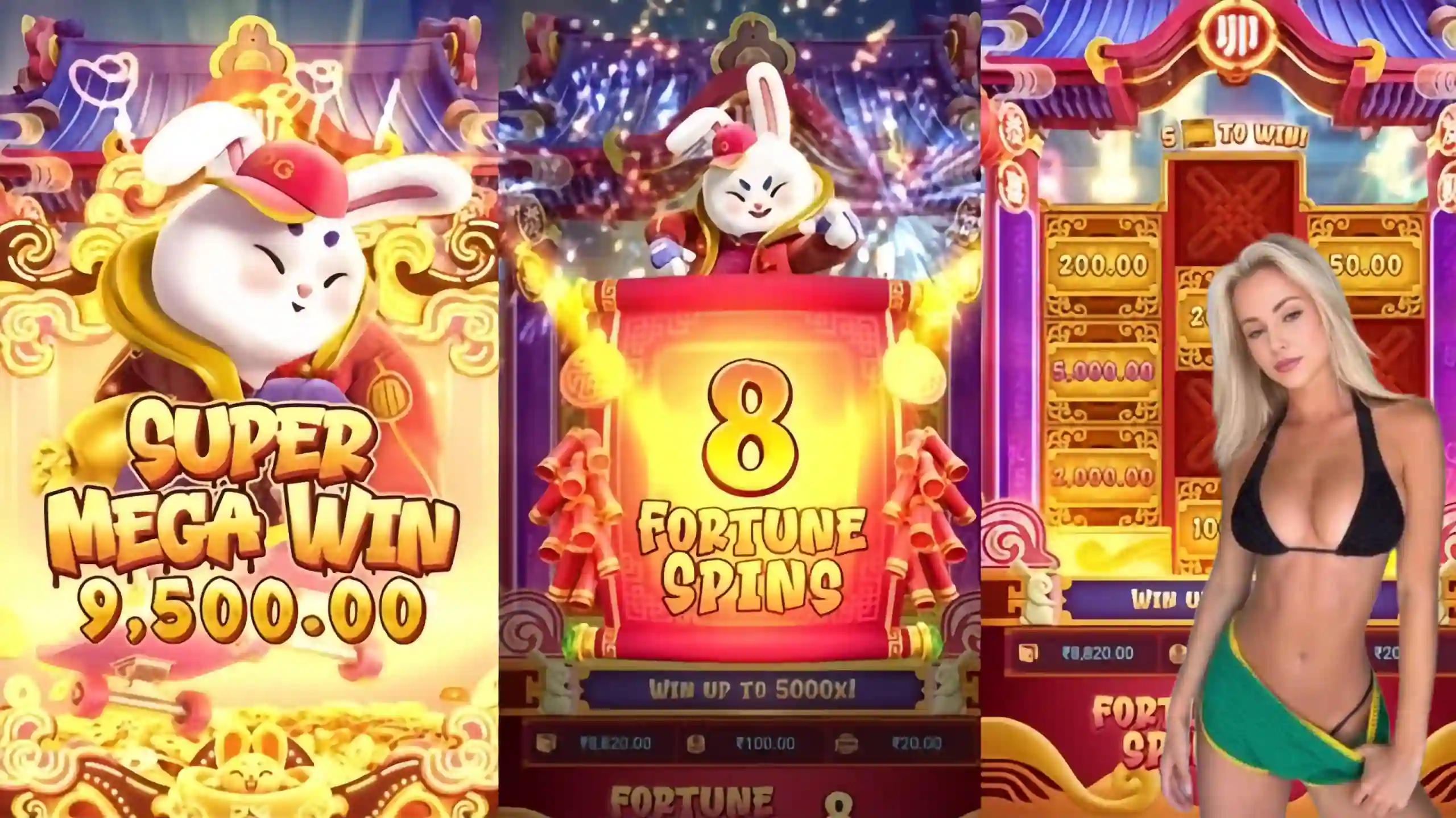 Wild Expansivo Fortune Rabbit f8777 - Coelho Dourado que Expande